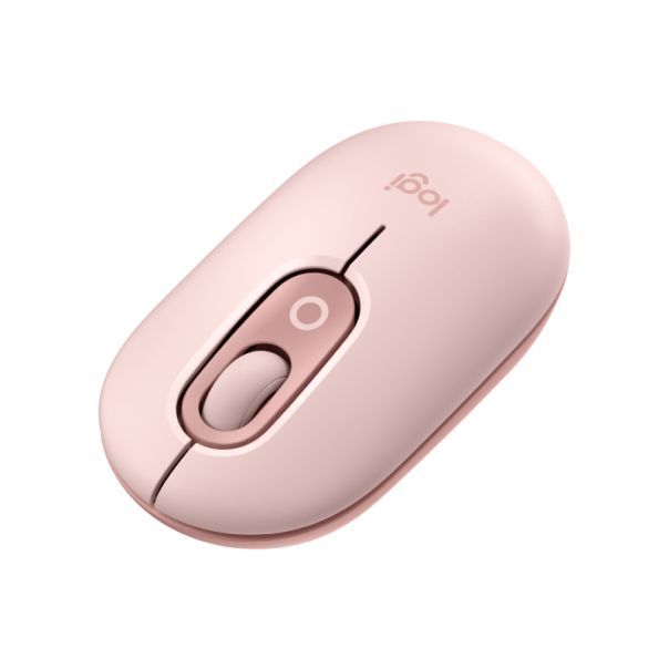 LOGITECH Bežični miš Pop with Emoji, roze - MIS02104