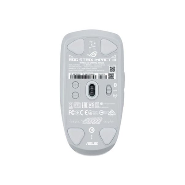 ASUS Bežični gaming miš P520 ROG STRIX IMPACT III, bela - MIS02122