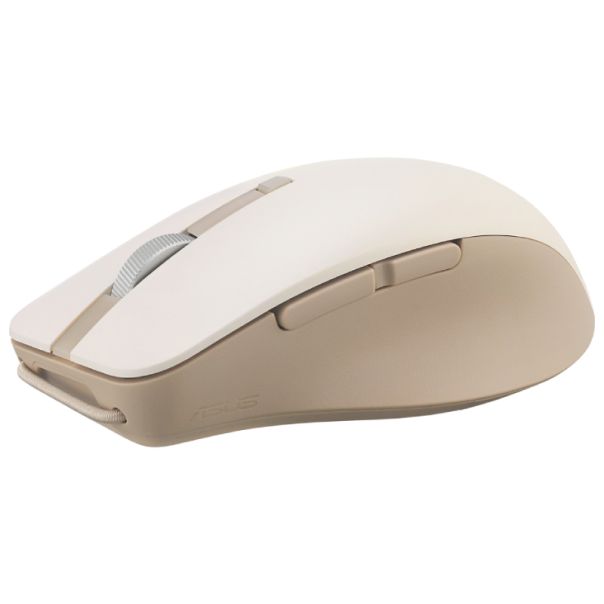 ASUS Bežični miš MD200 Silent Plus, bež - MIS02148