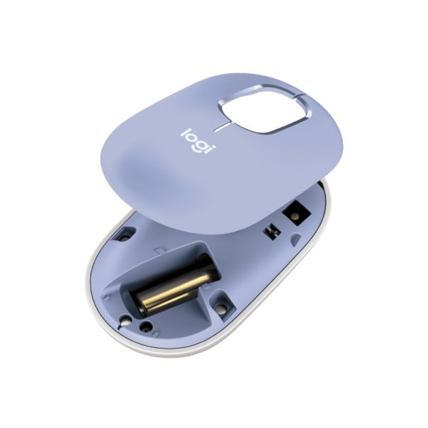 LOGITECH Bežični miš Pop with Emoji, lila - MIS02156