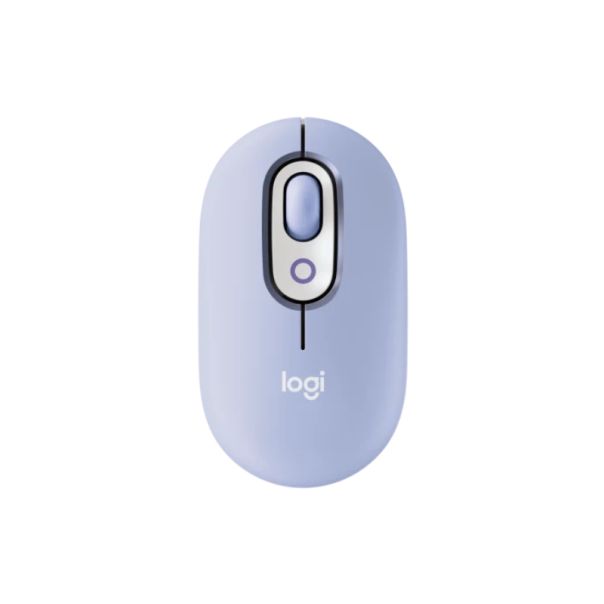 LOGITECH Bežični miš Pop with Emoji, lila - MIS02156