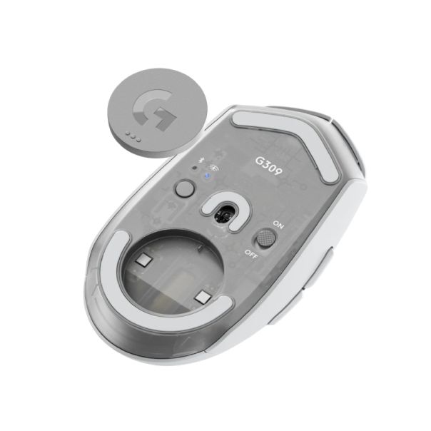 LOGITECH Bežični gaming miš G309 Lightspeed, bela - MIS02189