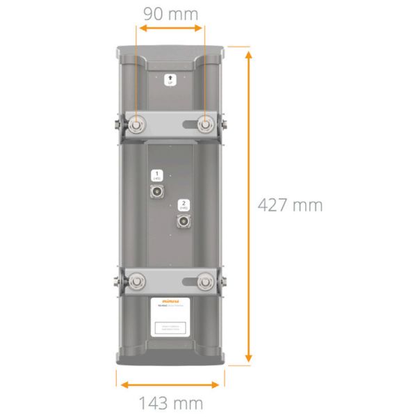 MIMOSA N5-45X2 sektor antena 5GHz 2x2 MIMO 19 dBi Slant 45 - MM009