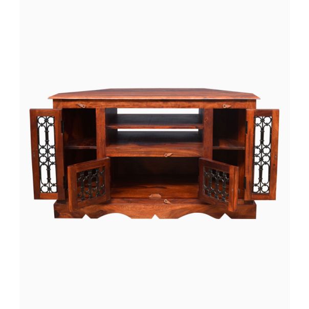 SUNČEVA DOLINA Tv komoda Brahma / puno ružino drvo - MN610