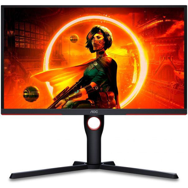 AOC Monitor TFT 63,5cm/25inc(1920x1080) Gaming G3 25G3ZM/BK FHD WLED 240Hz 0,5ms HDMI DP Black/Red - MO012