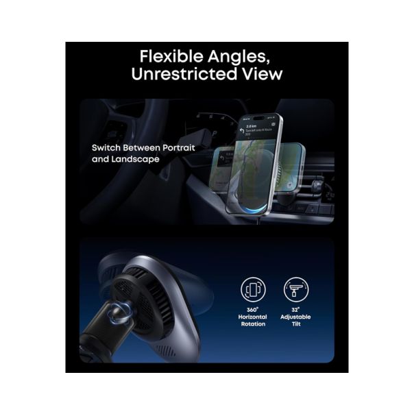 ANKER Prime 25W MagGo bežični + auto punjač sa USB-C M/M kablom, crni - EP3027922