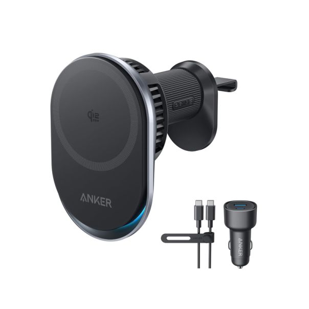 ANKER Prime 25W MagGo bežični + auto punjač sa USB-C M/M kablom, crni - EP3027922