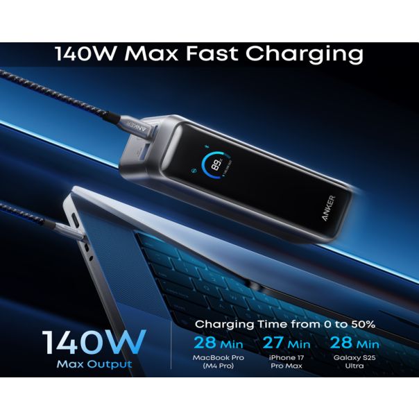 ANKER Prime 20000mAh, 220W, Power Bank crni - EP2958899