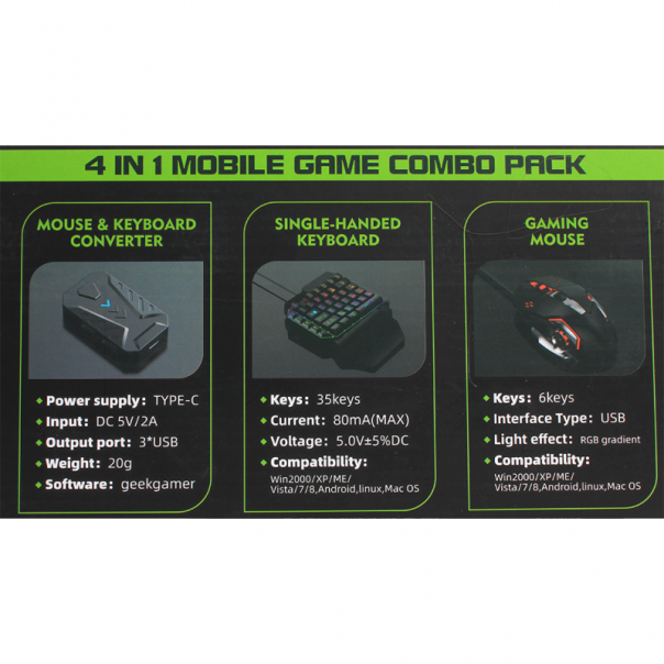 Mobile game combo set 4 u 1 - 90275