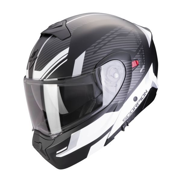 SCORPION Exo-930 evo sikon matt black-silver-white - 15SCO194428284