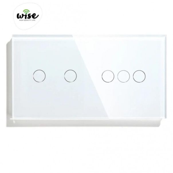Wise Wifi pametni prekidac 5 tastera - modularni sa 2 modula - PMK000274A00000