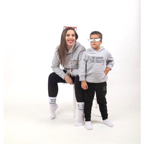 KEVA SI Ženska dukserica - Šta ti teško, vez, siva - 133Kevasi