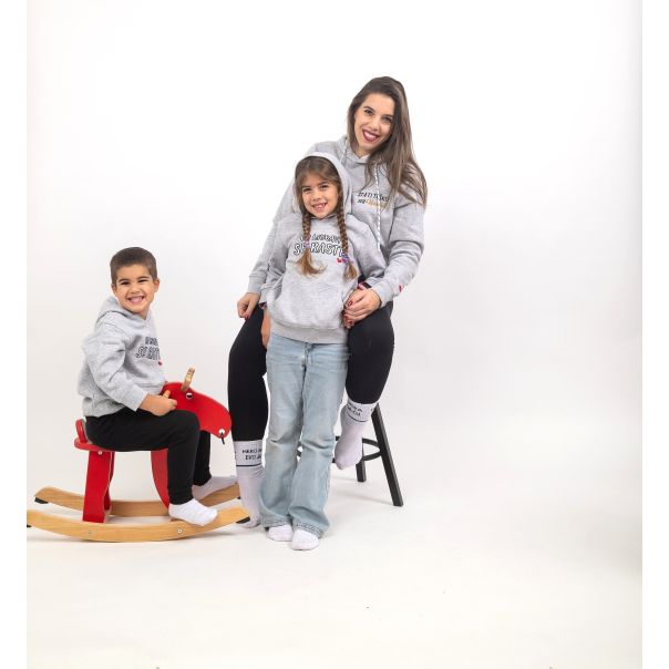 KEVA SI Ženska dukserica - Šta ti teško, vez, siva - 133Kevasi