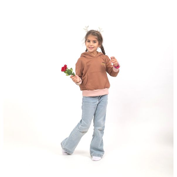 KEVA SI Dečija dukserica - Mamina ljubav, braon - 114Kevasi