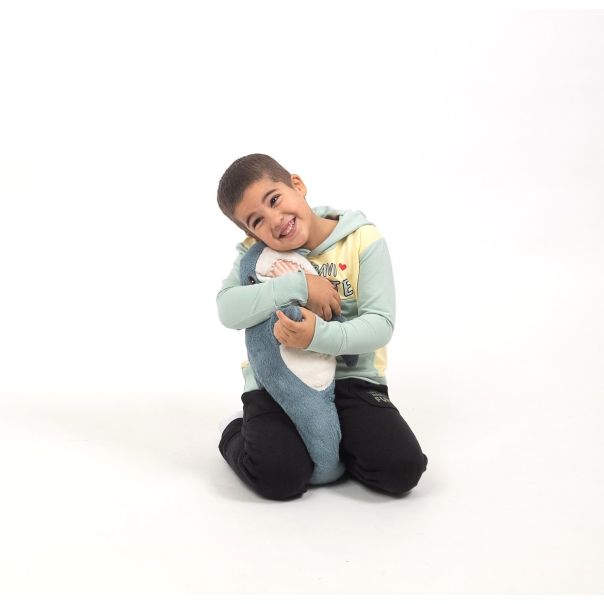 KEVA SI Dečija dukserica - Od ljubavi se raste, pistać, žuta - 118Kevasi