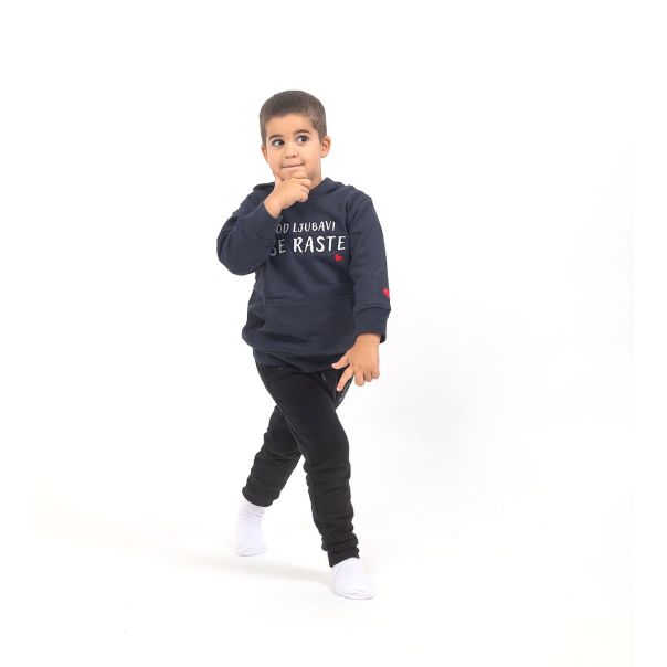 KEVA SI Dečija dukserica - Od ljubavi se raste, teget - 137Kevasi