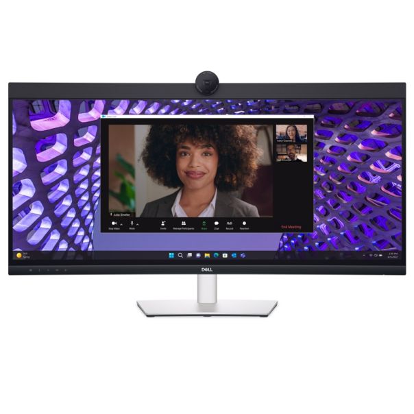 DELL 34.1 inch P3424WEB WQHD Video konferencijski zakrivljeni IPS monitor - MON02688