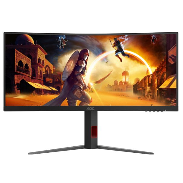 AOC 34 inča CU34G4 UWQHD 3440x1440 Fast VA 180 Hz zakrivljeni gaming monitor - MON03402