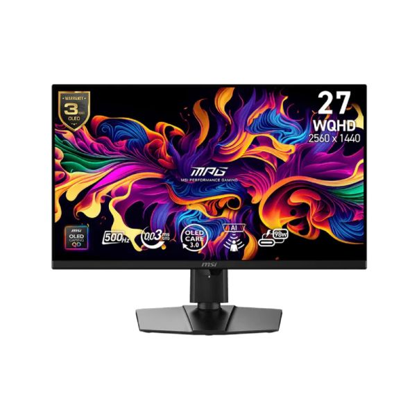 MSI 27 inča MPG 271QR QD-OLED X50 2560x1440 OLED 500Hz G-Sync gaming monitor - EP2979939