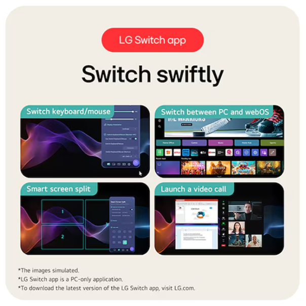 Monitor 32 LG 32U889SA-W Swing - 224650