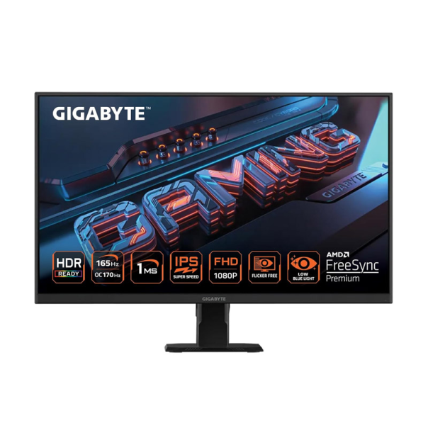 Monitor gaming Gigabyte GS27F 27 inca FHD 1920x1080,SS IPS (OC 170Hz),105s RGB,AMD FreeSync Premium,Flicker-Free,Low Blue Light - GS27F