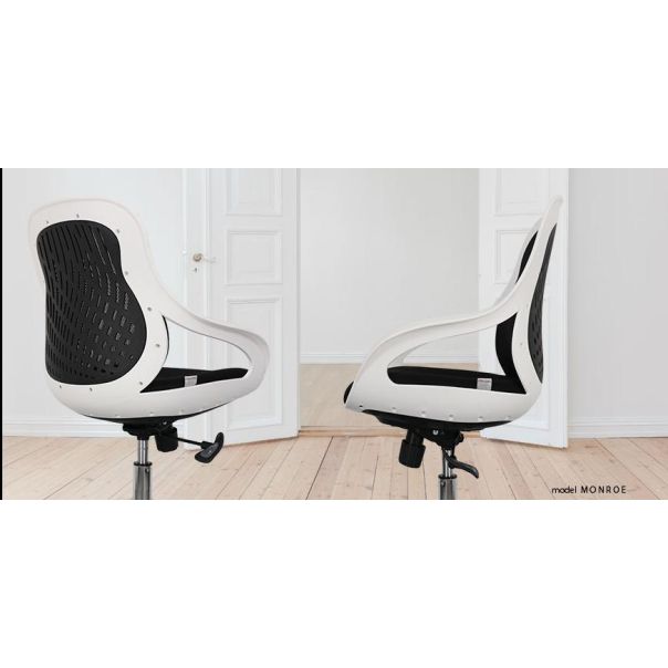 ANTARES MONROE WHITE Radna stolica do 120 kg - MONROE WHITE