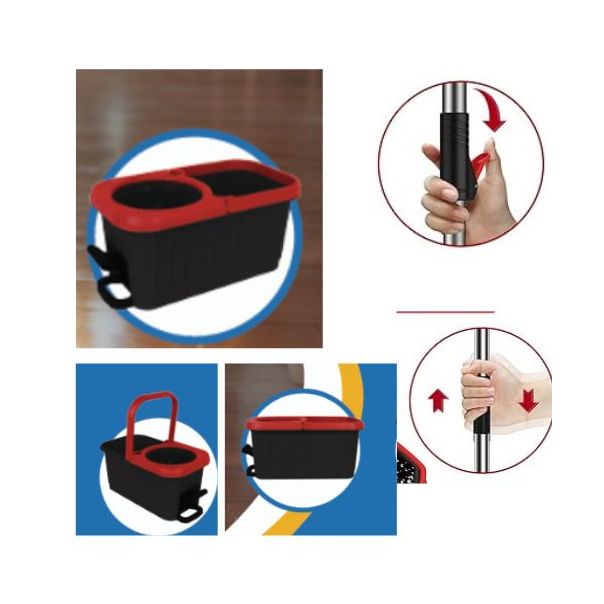 ZOTRIX Samorotirajući mop sa pedalom - n7574