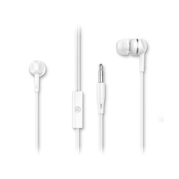 MOTOROLA Slušalice za telefon EARBUDS 105, 3,5mm, bela - 1320010
