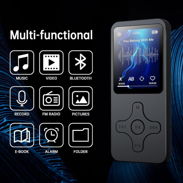 MP3 Player Bluetooth podrzava Micro SD crni - EP2681142
