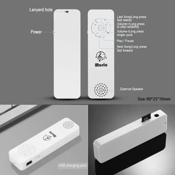 MP3 player LWD music 8GB crni - 218407