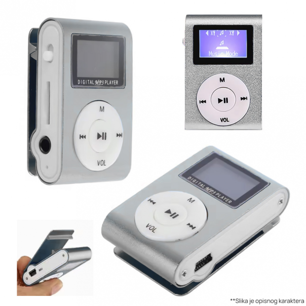 MP3 player LWD nano LCD 8GB ljubicasti - 218406