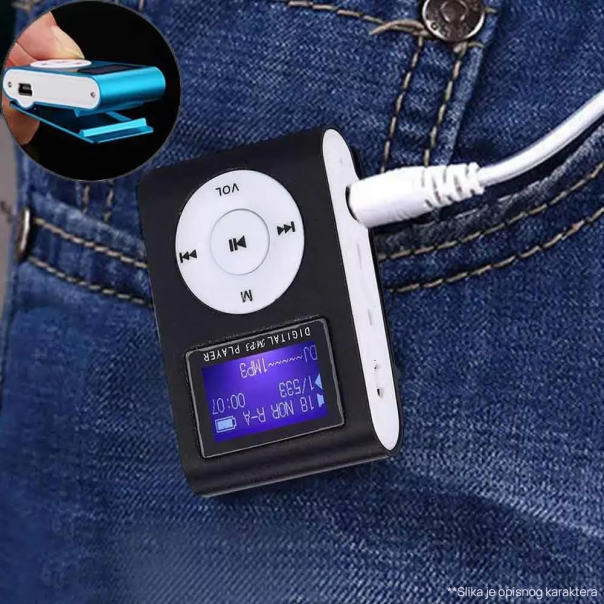 MP3 player LWD nano LCD 8GB plavi - 218405