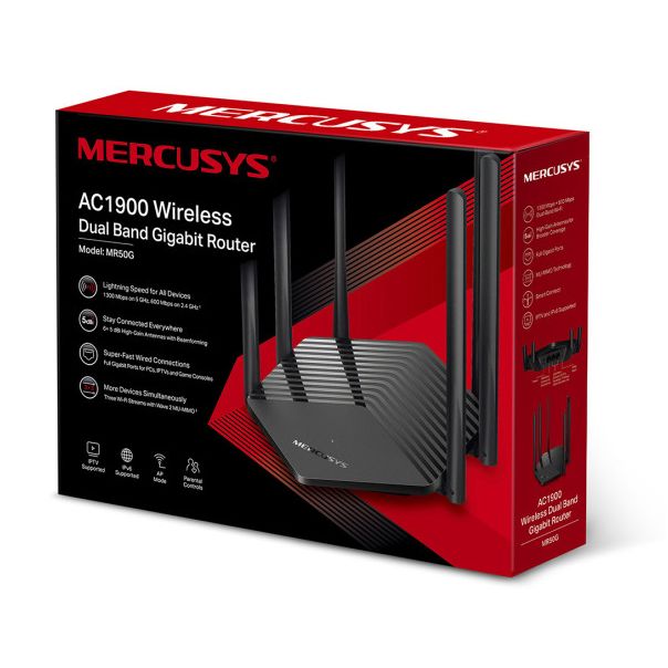 MERCUSYS MR50G AC1900 Wireless Dual Band Gigabit Router - MS003