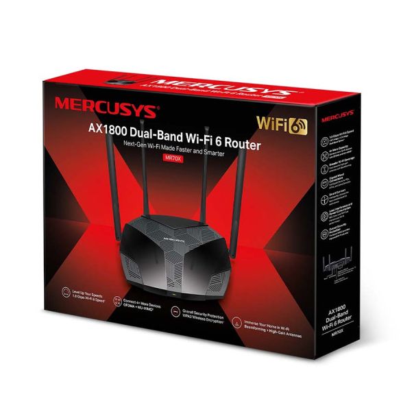 MERCUSYS MR70X bežični ruter AX1800 - MS004