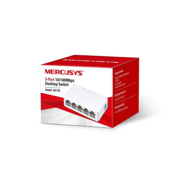 MERCUSYS MS105 switch 5x brzih Ethernet portova - MS005
