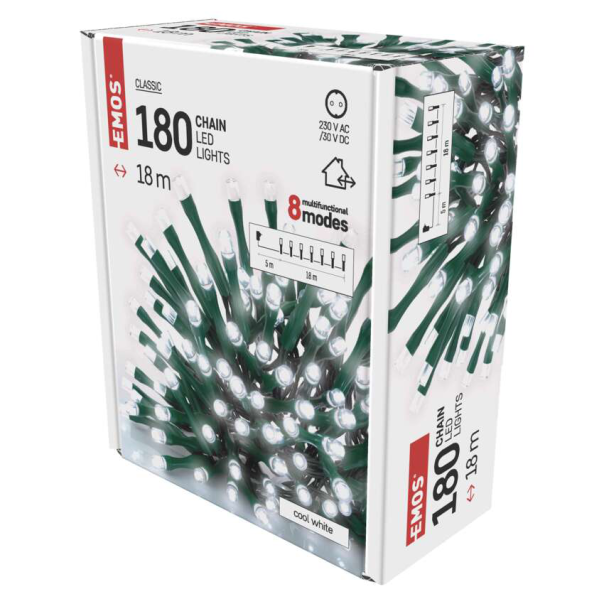 EMOS LED Nano zeleni lanac 18 m - MTG-D4AC09