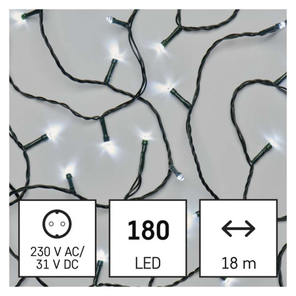 EMOS LED Nano zeleni lanac 18 m - MTG-D4AC09