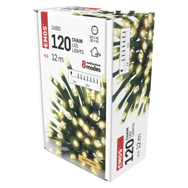 EMOS LED Lanac zelene boje 12 m - MTG-D4AW09