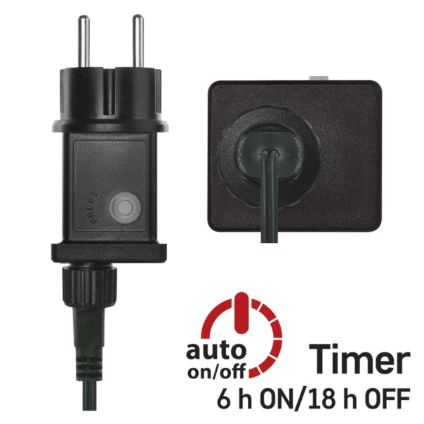EMOS Svetlosni lanac 600 LED, 12 m WW tajmer - MTG-D4BW03