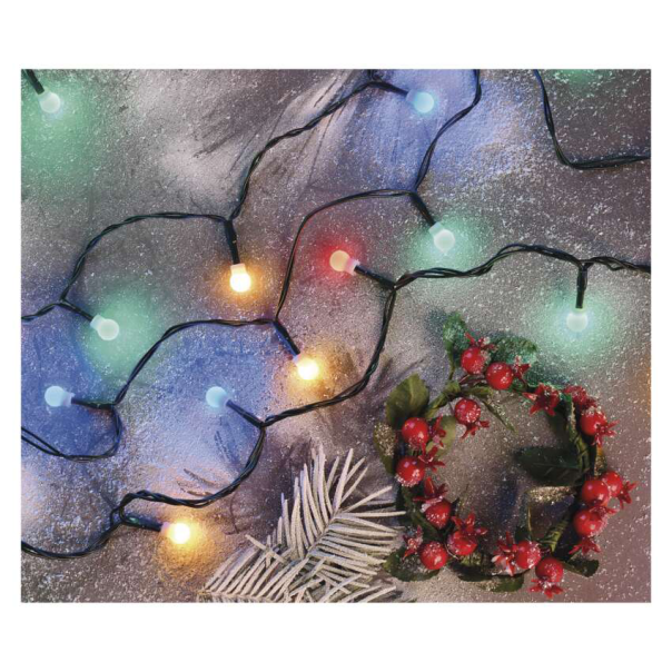 EMOSLED svetlosni lanac - cherry 200 LED 20 m multicolor tajmer - MTG-D5AM03