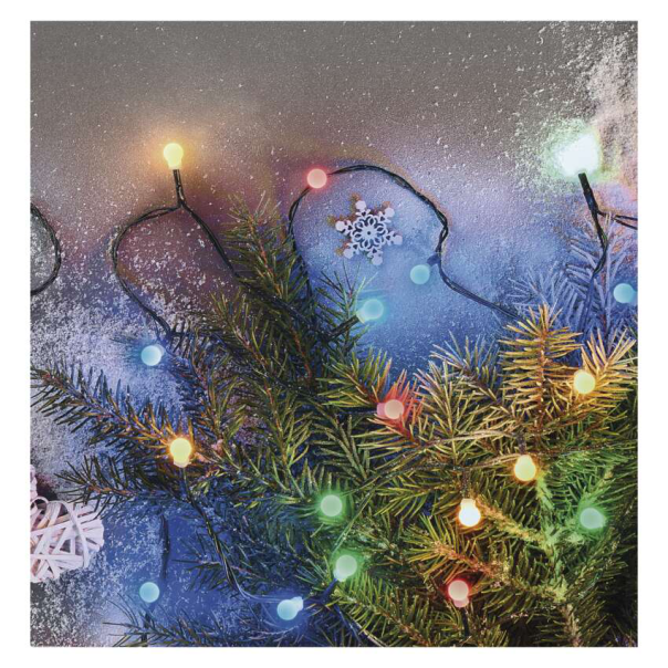 EMOS Svetlosni lanac - cherry 80 LED, 8 m multicolor MF - MTG-D5AM05