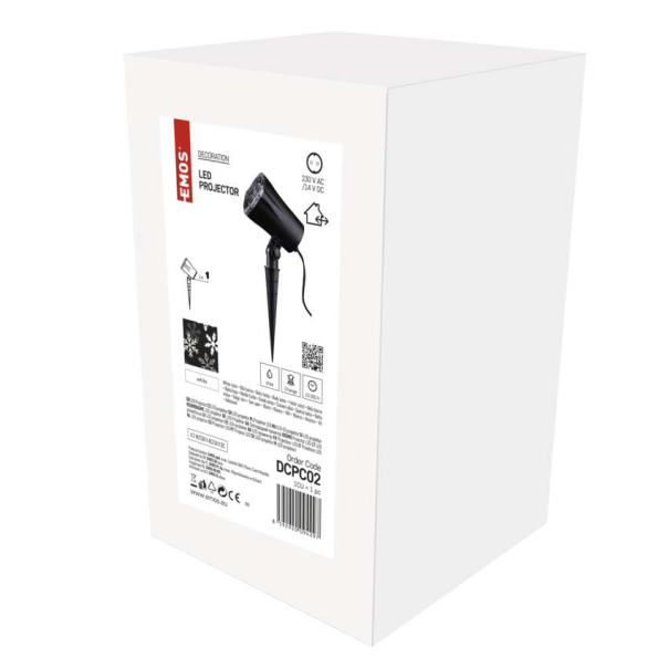 EMOS LED Projektor - pahulje - MTG-DCPC02