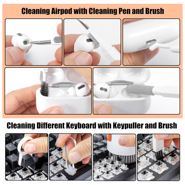 Multifunkcionalna cetka za čišćenje 20u1 bela - 606106