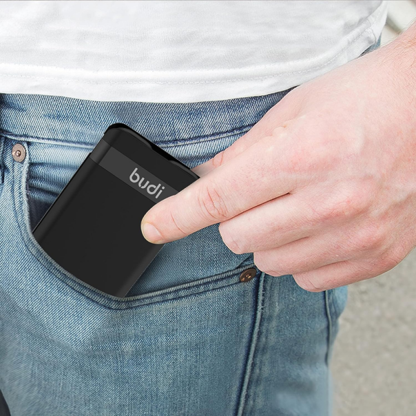 Multifunkcionalni box wireless punjač Budi 15W crni - 208858