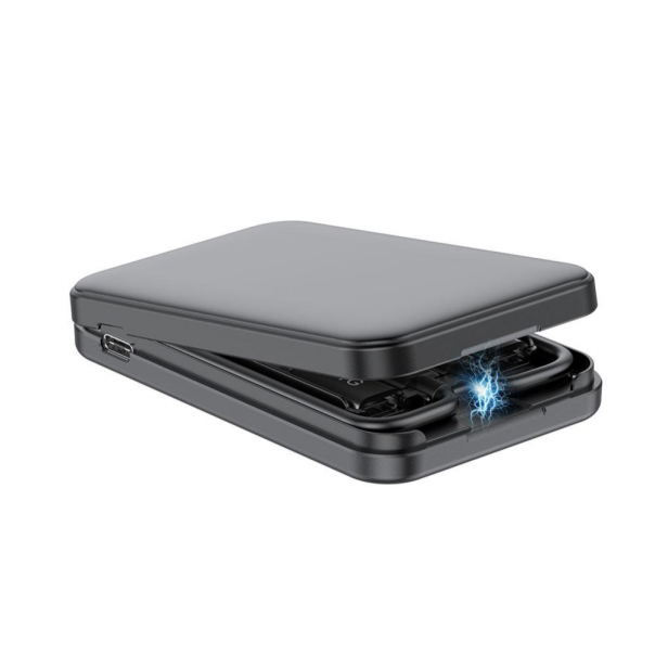 Multifunkcionalni box wireless punjač Budi Magsafe 15W 14 u 1 crni - 208859