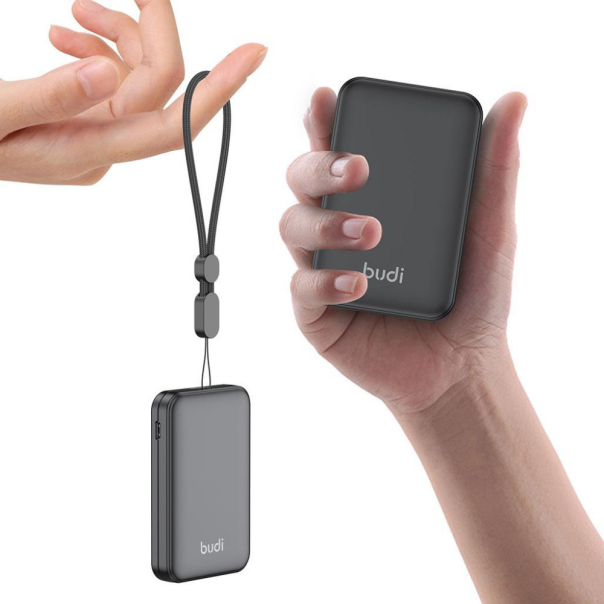 Multifunkcionalni box wireless punjač Budi Magsafe 15W 14 u 1 crni - 208859