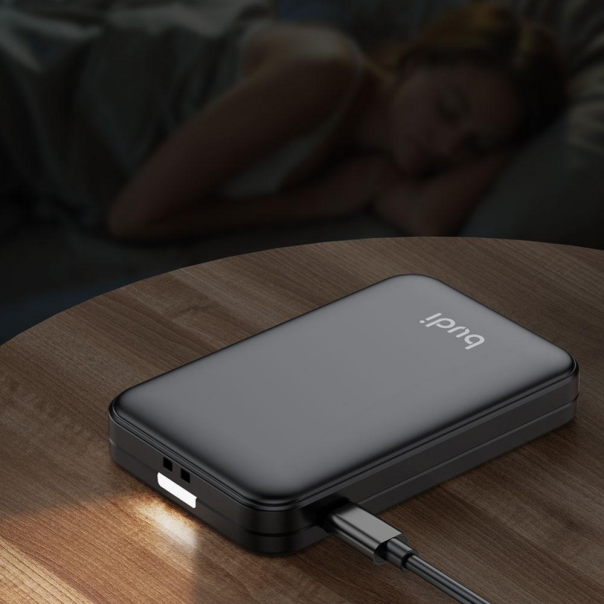 Multifunkcionalni box wireless punjač Budi Magsafe 15W 14 u 1 crni - 208859