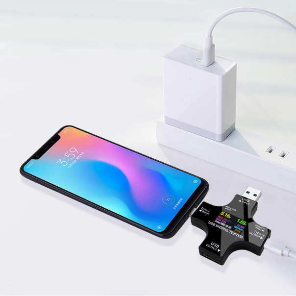 Multifunkcionalni digitalni USB sigurnosni tester JWD 4u1 - 220364