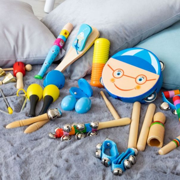 ECO TOYS Set muzičkih instrumenata za decu u torbi, 16 delova - MK0700401