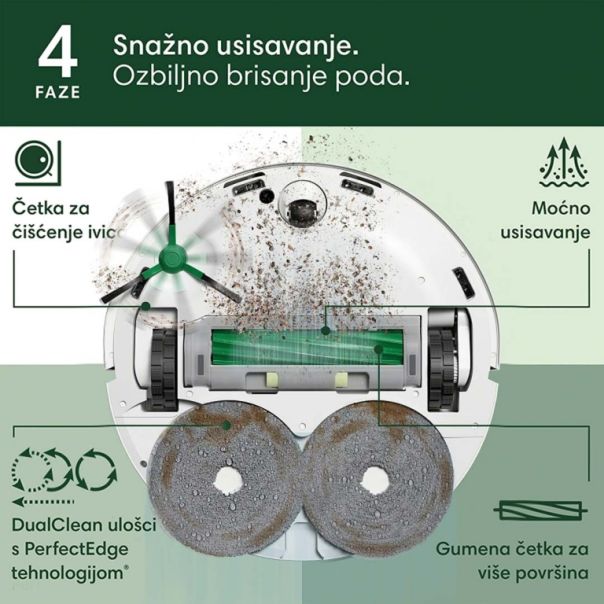 iROBOT Robot usisivač Roomba Combo 505+ beli - N185240
